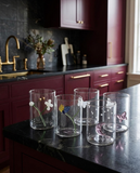 Azalea Hand Blown Botanical Design one-of-a-kind glassware