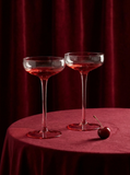 Bliss Martini Glasses – Set of 2 Crystal-Look Cocktail Martini Glass