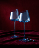 Blue Bird Wine Glass – Artistic Handcrafted Glassware for Red & White Wine