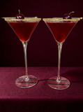 Debutante Crystal Martini Glasses Set – Premium Barware for Classic Cocktails