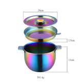 Drip Drop Stainless Steel Oil Filter Pot, 2.8l Oil Container
