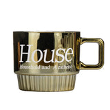 “Rich Auntie Aesthetic Coffee Mug – Luxury Ceramic Cup for Chic Morning Routines” (set Of 2)
