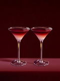 Lady Martini Glass  (set of 2)Handcrafted Martini Cocktail Glass