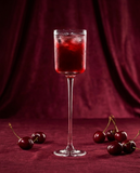 Lily Long Stem Straight Wine Glasses – Modern Stemware for Red & White Wine (Set Of 6)