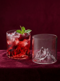 Mountain Fuji  Glasses (Set of 2) – Elegant Sculpted Barware