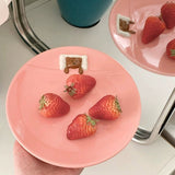 The Sleepy Teddy Plate – 8" Ceramic Dessert Plate