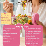 Pretty & Prepped – 1000ML Side-Opening Salad Pod