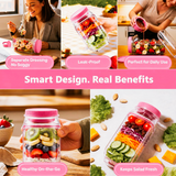 Pretty & Prepped – 1000ML Side-Opening Salad Pod