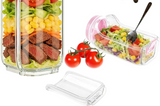 Pretty & Prepped – 1000ML Side-Opening Salad Pod