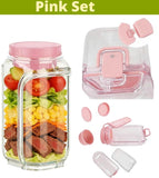 Pretty & Prepped – 1000ML Side-Opening Salad Pod