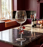 Teddy P Wine Glass
