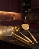 The Everyday Stainless Steel Kitchen Trio:Strainer • Ladle • Wok Spatula | The Tools You Reach For Every Day