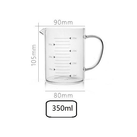 Borosilicate Glass Measuring Cup with Spout 350ml
