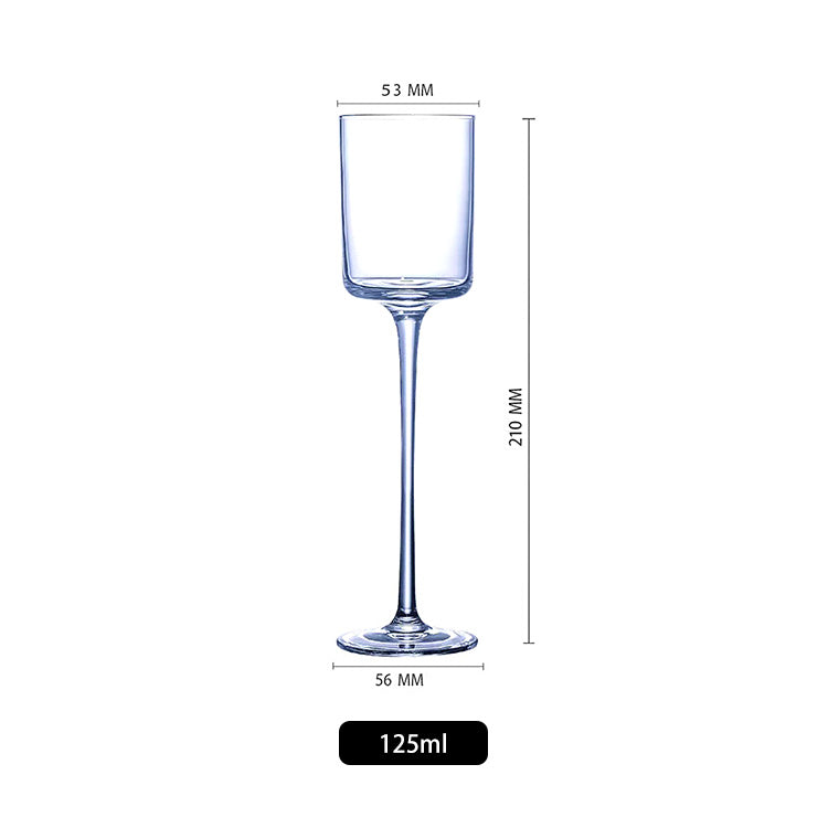 Long Stem Straight Wine Glasses  –  ShopJillionTrinkets
