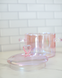 HIGH BOROSILICATE GLASS] -- Glass Saucepan with Cover is made of food-grade borosilicate glass with excellent pores, lead-free, will not absorb food odor or flavors, nor with acid-based foods, and is much healthier than plastic or stainless steel cookware.